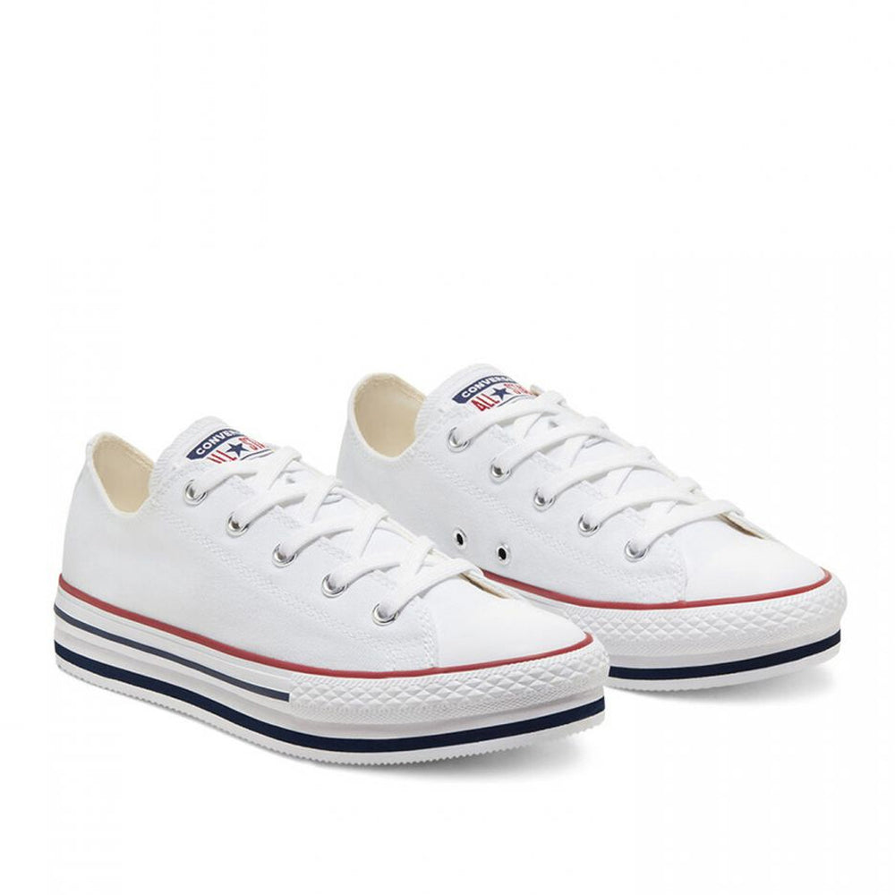 Sneakers Converse All Star Platform Eva ox Bambina - Bianco