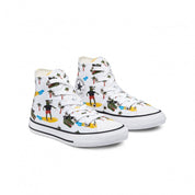 Sneakers Converse All Star hi Unisex Bambino - Bianco