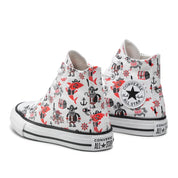 Sneakers Converse Ctas hi Bambina - Bianco