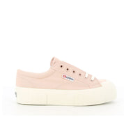 Ballerina Superga Stripe Platform Donna - Rosa