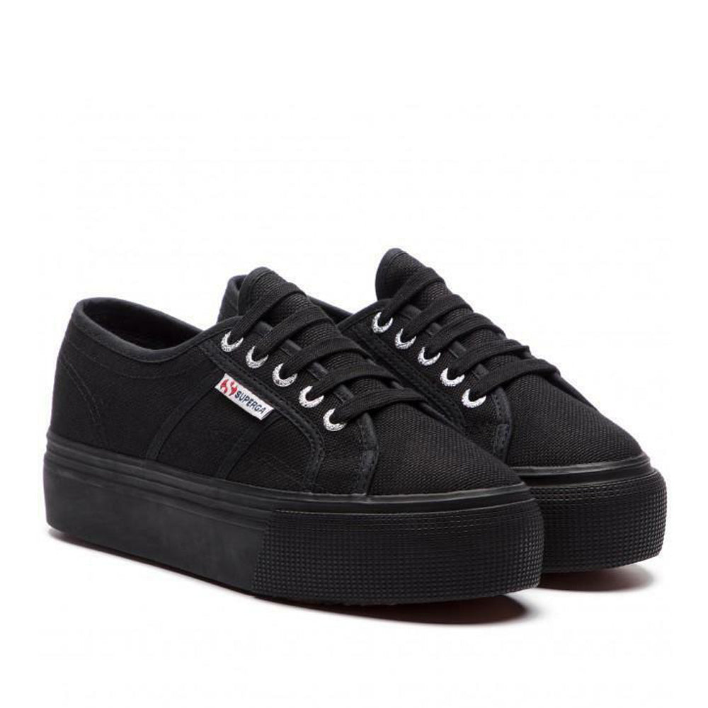 Sneakers Superga Platform Donna - Nero