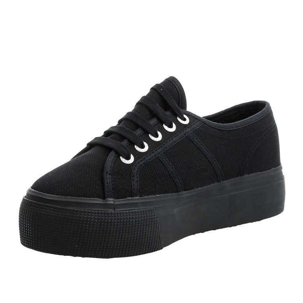 Sneakers Superga Platform Donna - Nero