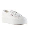 Sneakers superga platform donna - bianco