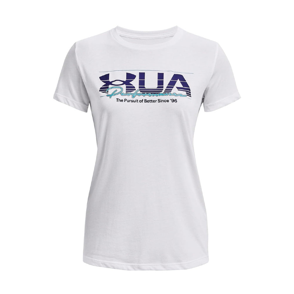 T-Shirt Under Armour Donna - Bianco