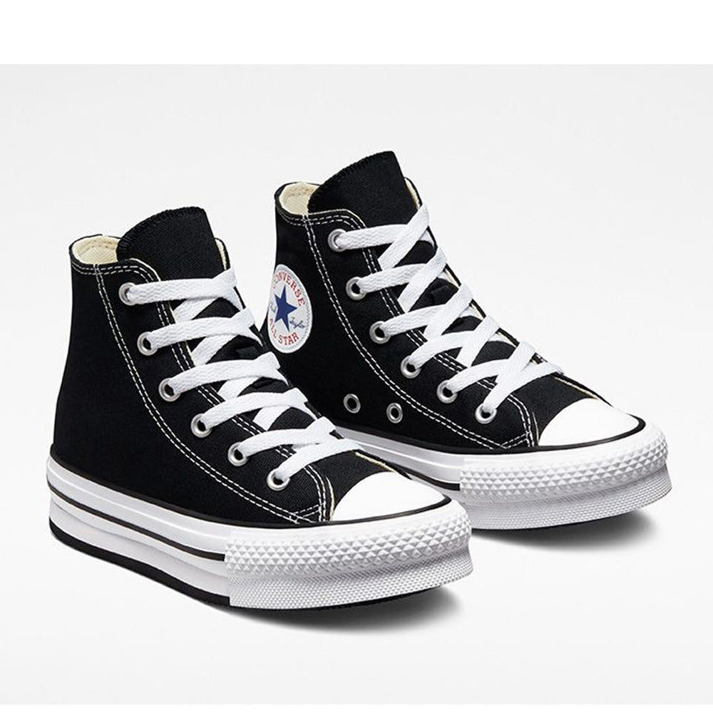 Sneakers Converse Eva Lift hi Unisex Bambino - Nero