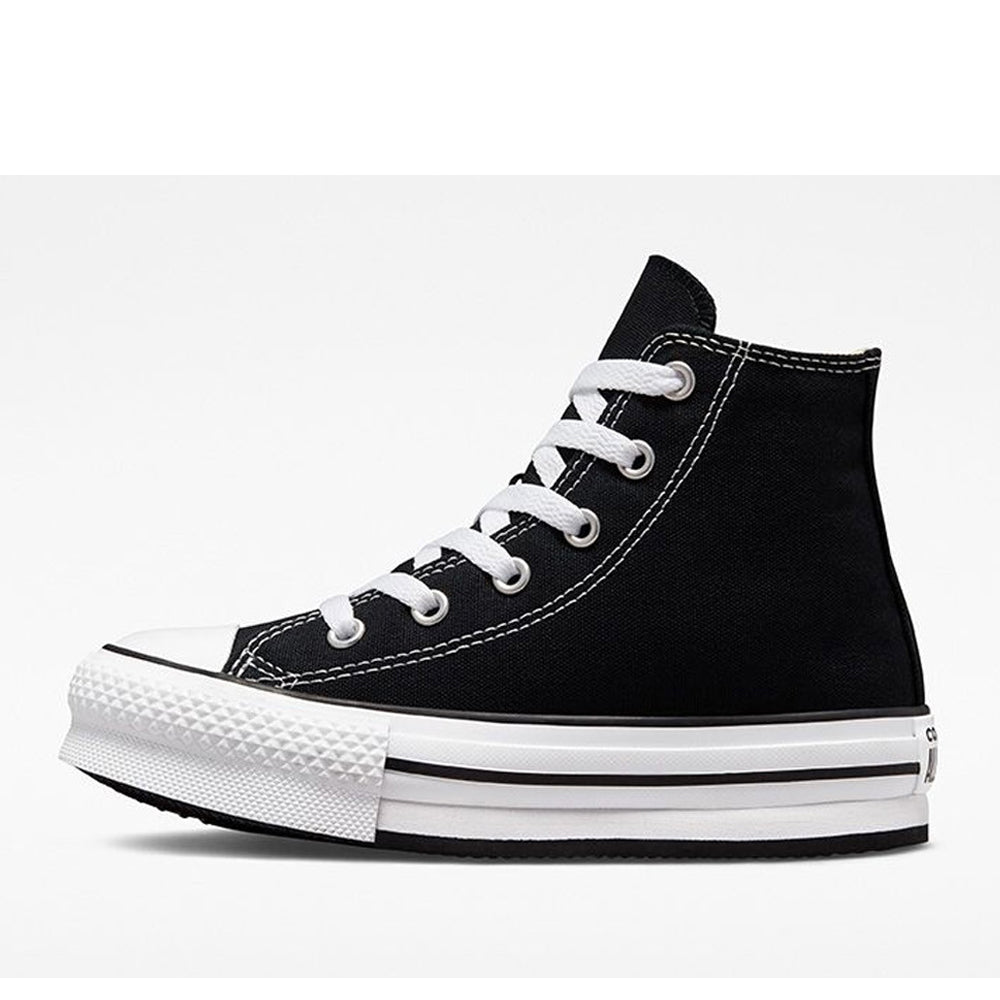 Sneakers Converse Eva Lift hi Unisex Bambino - Nero