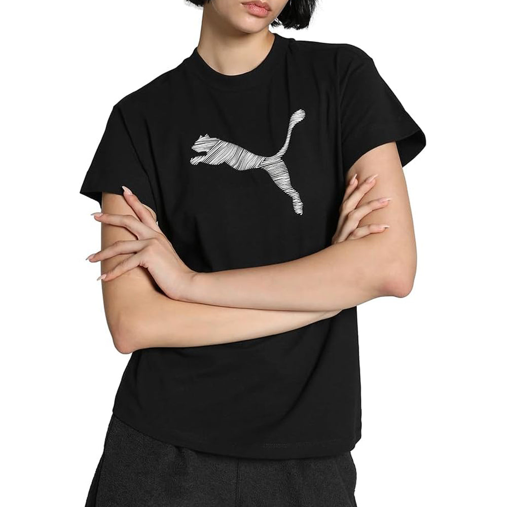 T-Shirt Puma Donna - Nero