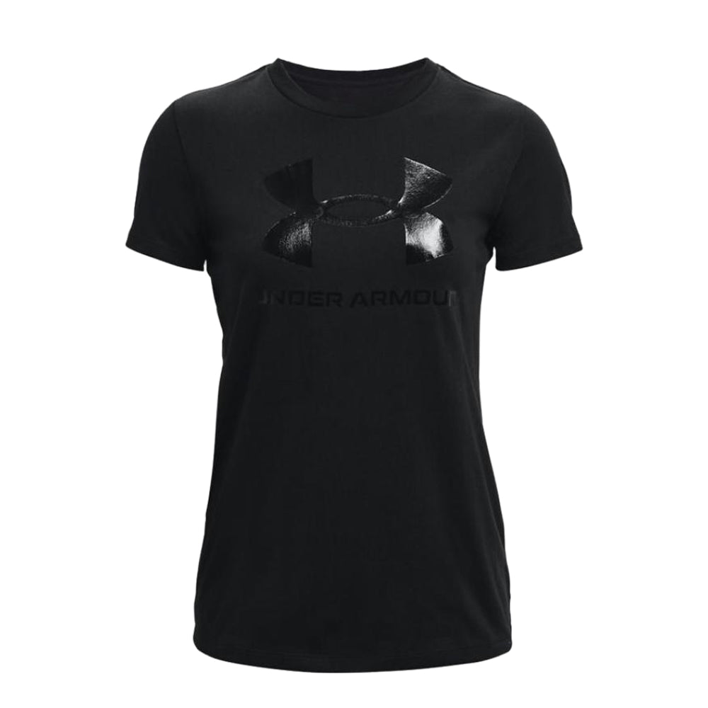 T-Shirt Under Armour Donna - Nero