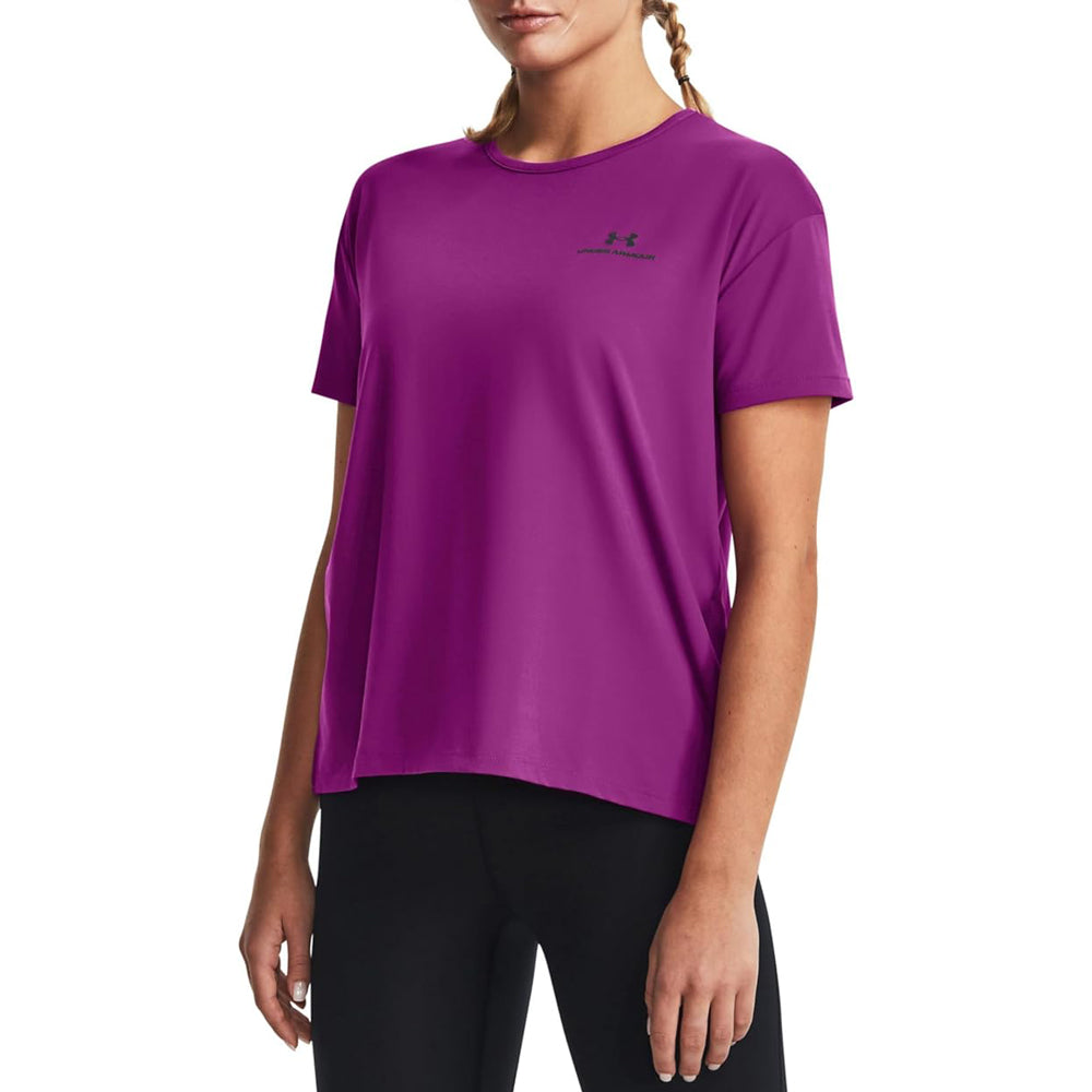 T-Shirt Under Armour Donna - Viola