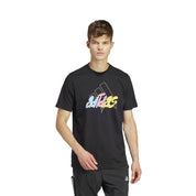 T-Shirt Adidas Uomo - Nero