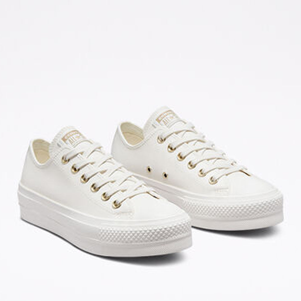 Sneakers Converse Ctas Lift Ox Vintage Donna - Bianco