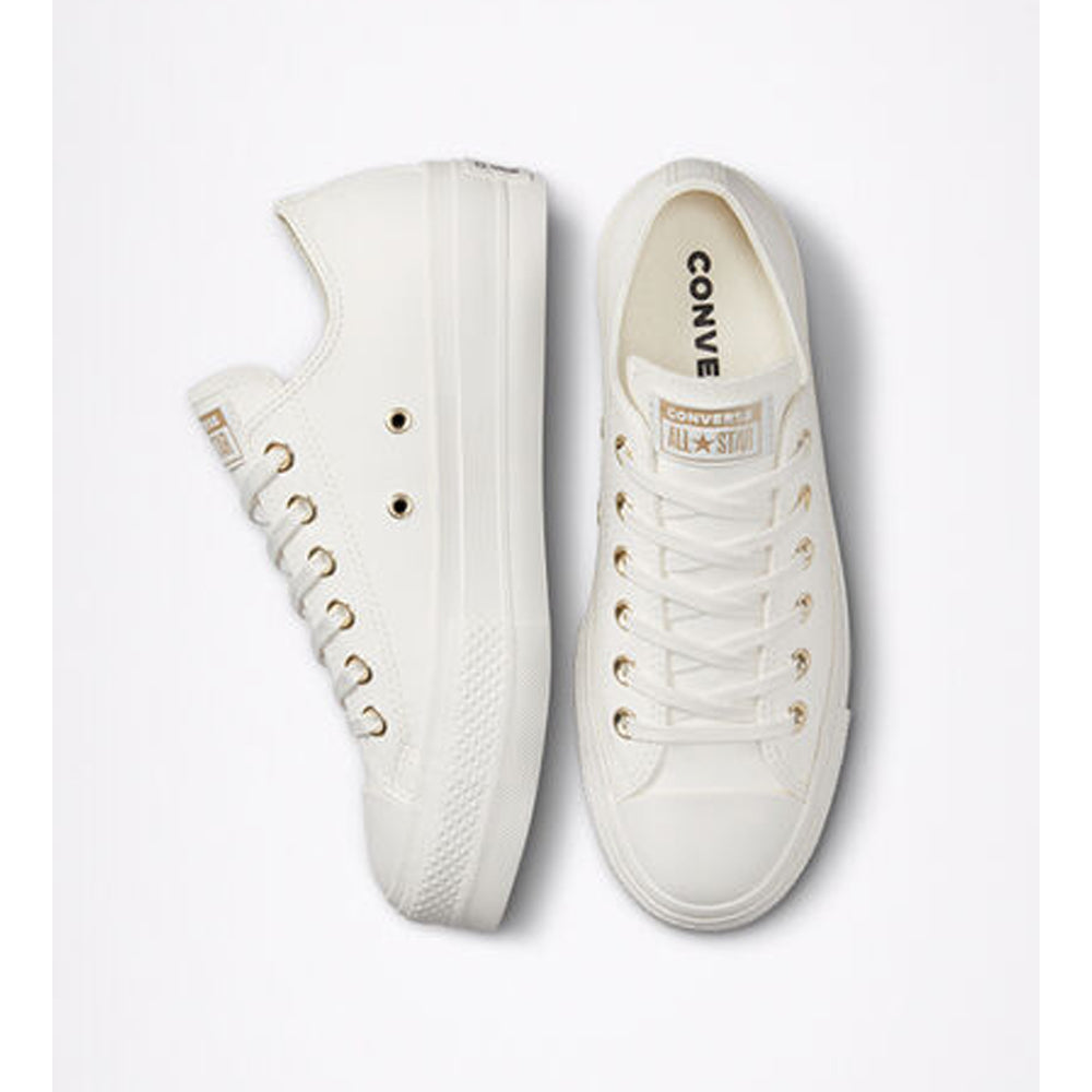 Sneakers Converse Ctas Lift Ox Vintage Donna - Bianco