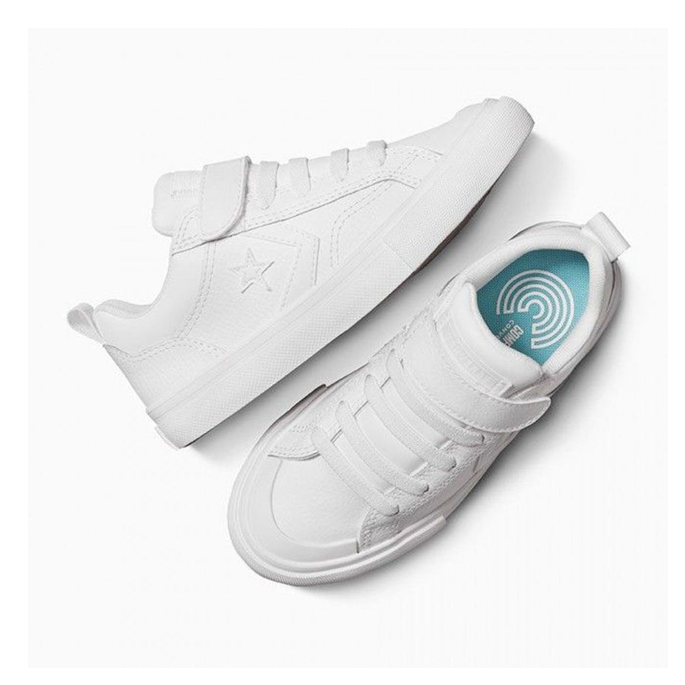 Sneakers Converse Pro Blaze Strap ox Bambino - Bianco