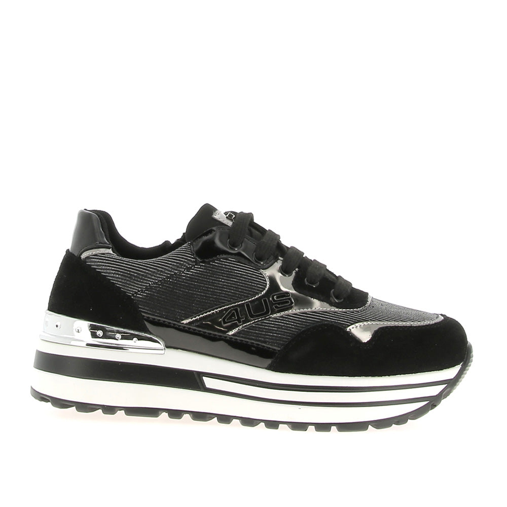 Sneakers 4US Donna - Black/canna fucile