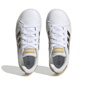 Sneakers Adidas Grand Court 2.0 K Unisex Ragazzo - Bianco