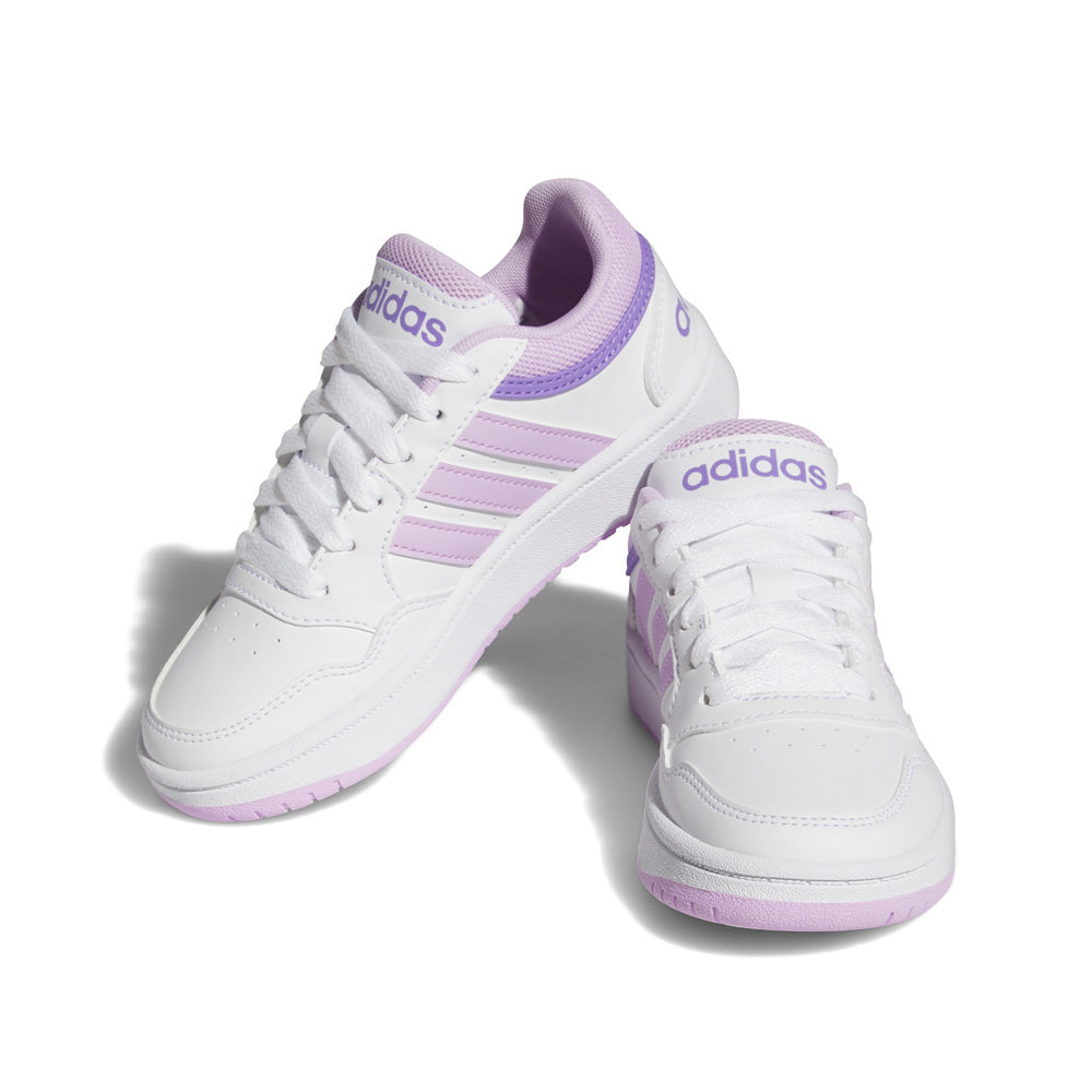 Sneakers Adidas Hoops 3.0 K Ragazza - Bianco