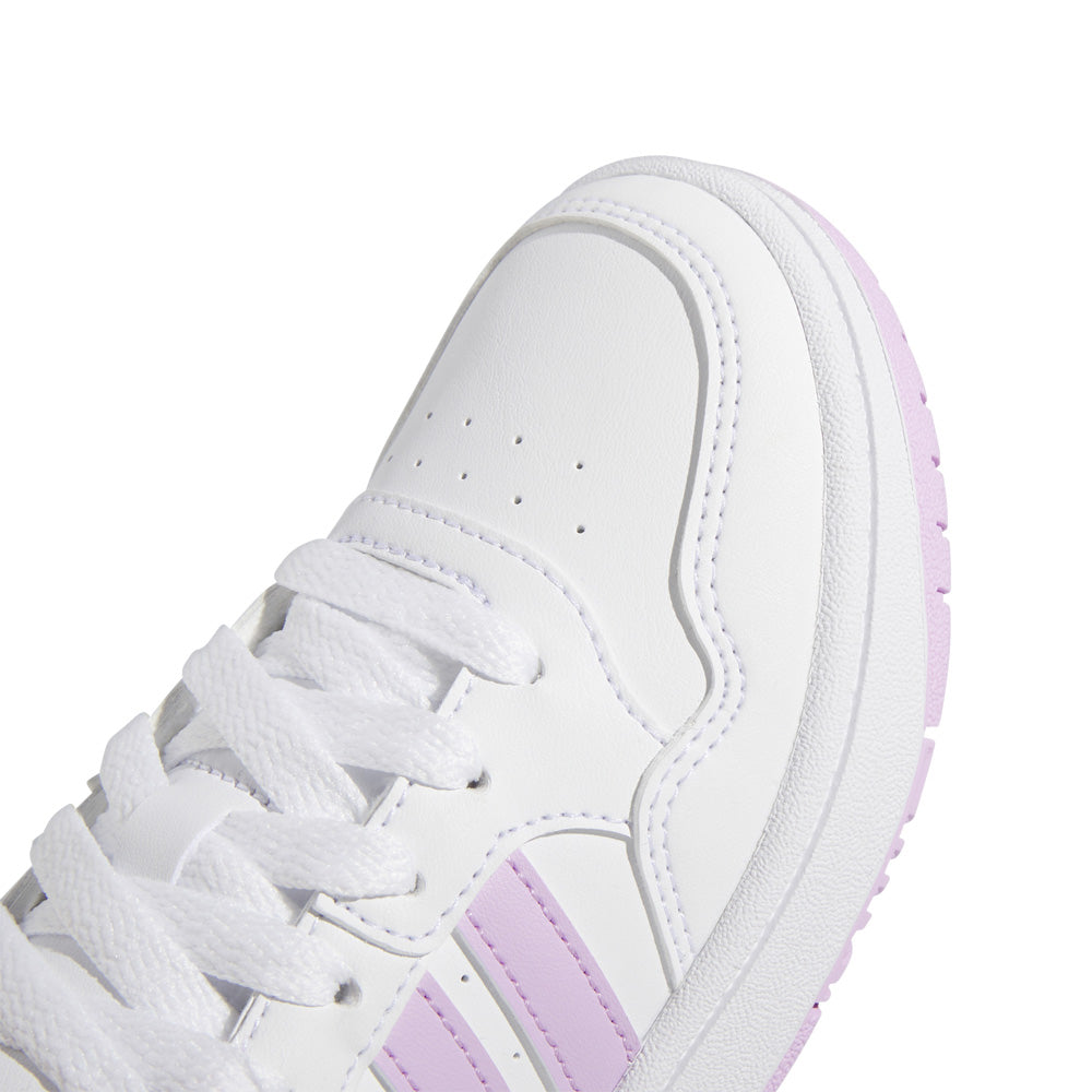 Sneakers Adidas Hoops 3.0 K Ragazza - Bianco