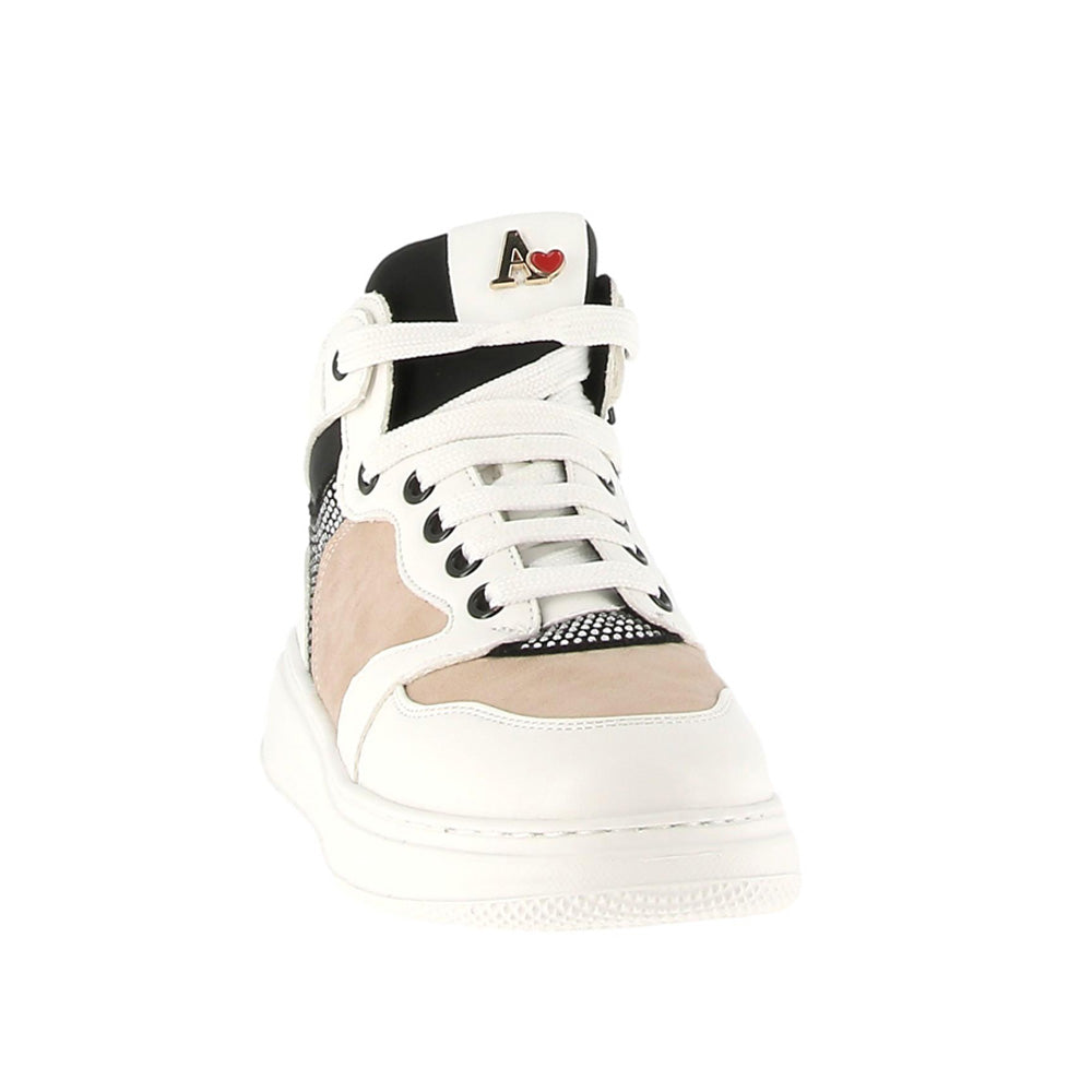 Sneakers Asso Bambina - White/pink/black