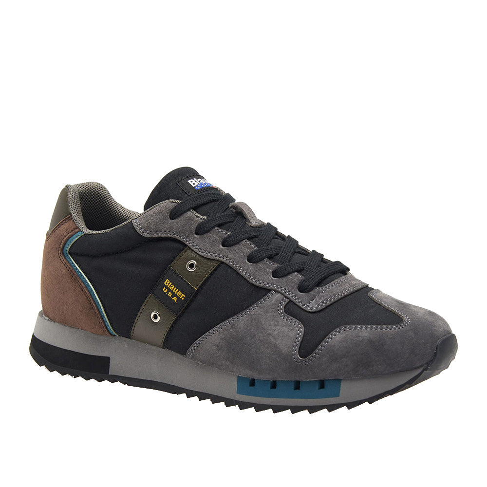 Scarpa Casual Blauer Uomo - Dark grey/military