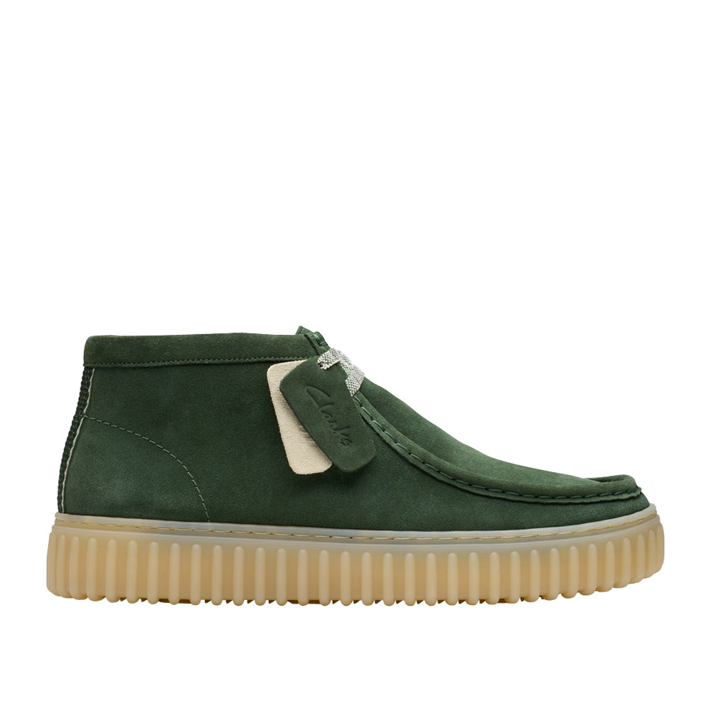 Polacco Clarks Torhill hi Uomo - Verde