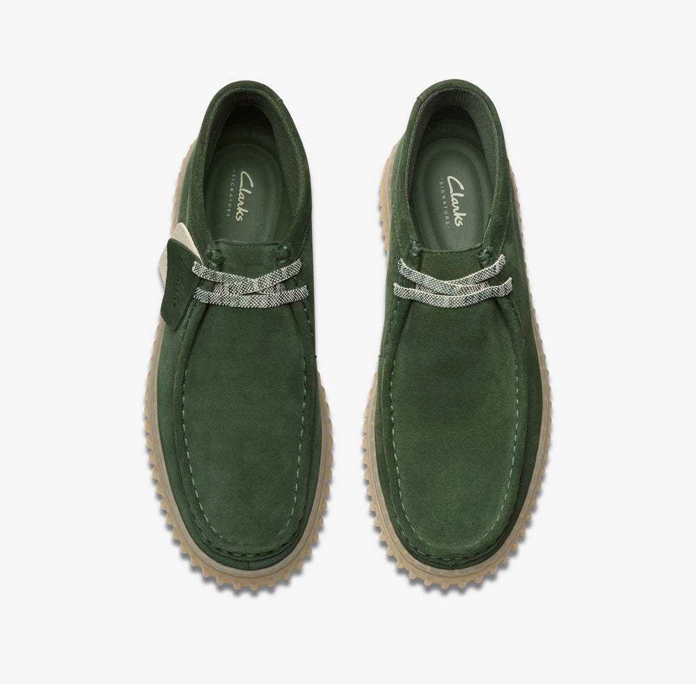 Polacco Clarks Torhill hi Uomo - Verde