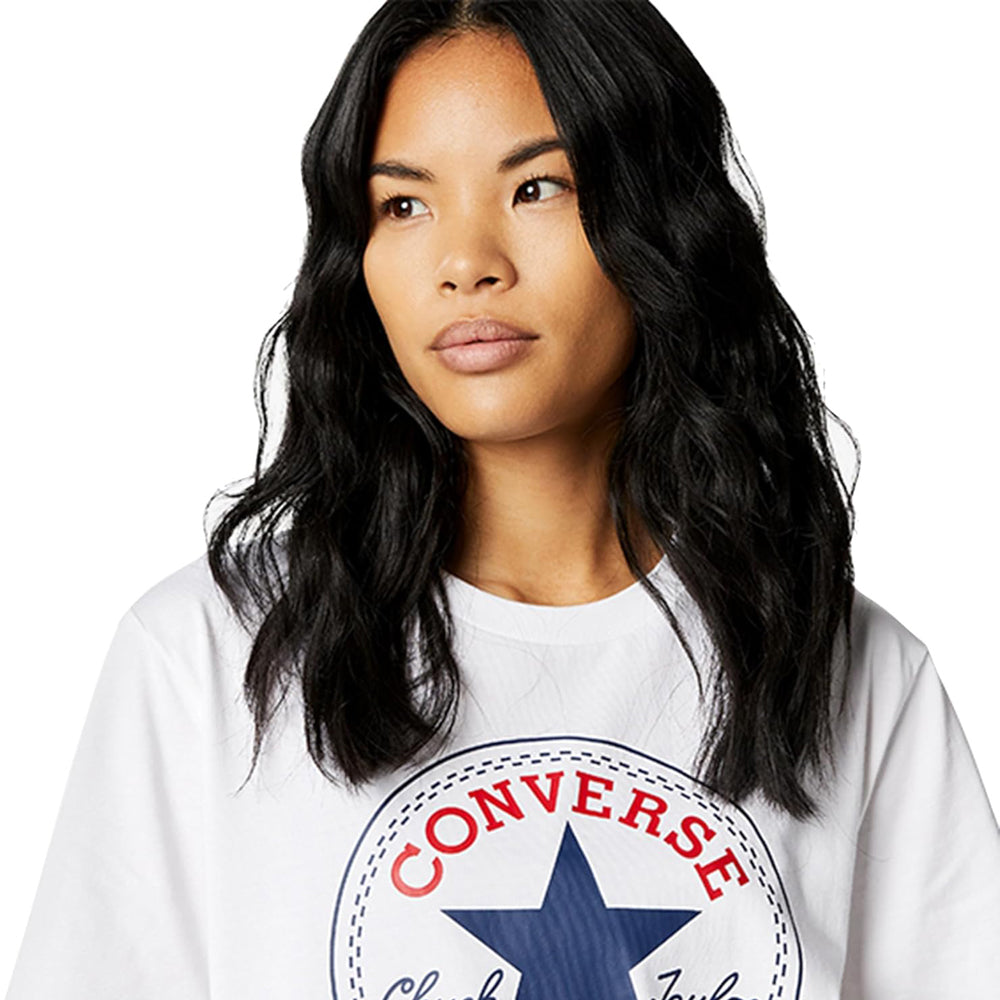 T-Shirt Converse Chuck Patch Unisex Adulto - Bianco