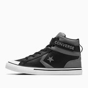 Sneakers Converse Pro Blaze Strap hi Ragazzo - Grigio