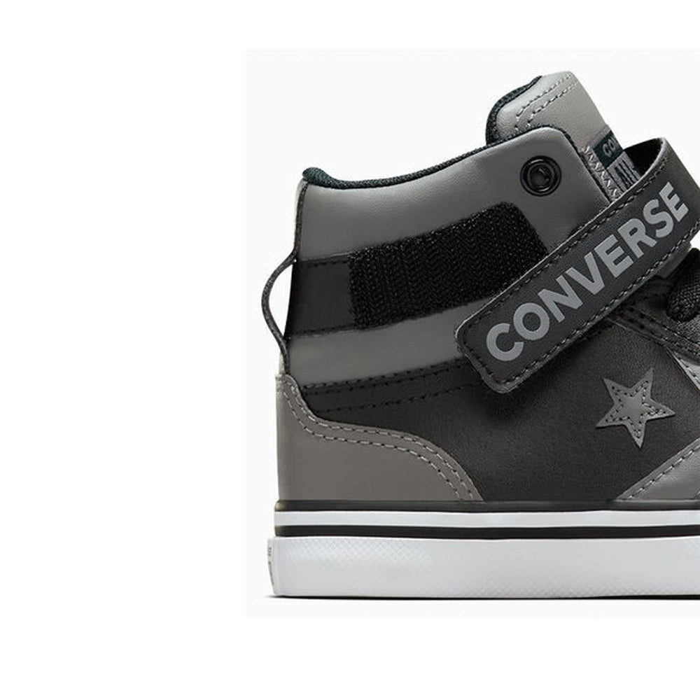 Sneakers Converse Pro Blaze Strap hi Bambino - Grigio