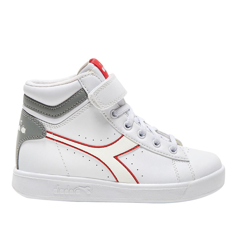 Sneakers Diadora Game P High ps Bambino - Bianco