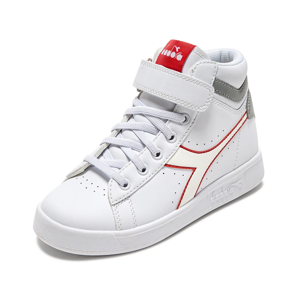 Sneakers Diadora Game P High ps Bambino - Bianco