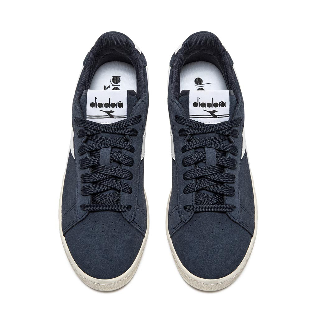 Sneakers Diadora Game L Low Suede Waxed Uomo - Blu