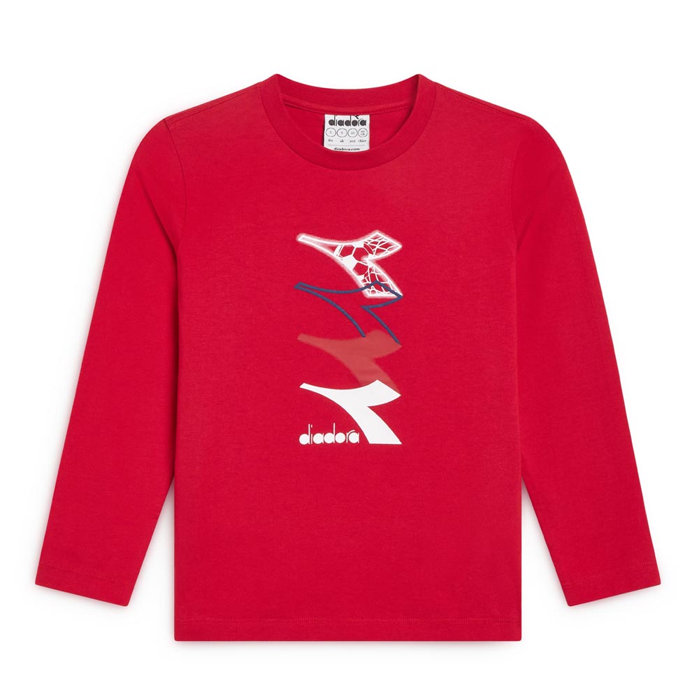 T-Shirt Diadora Bambino - Rosso