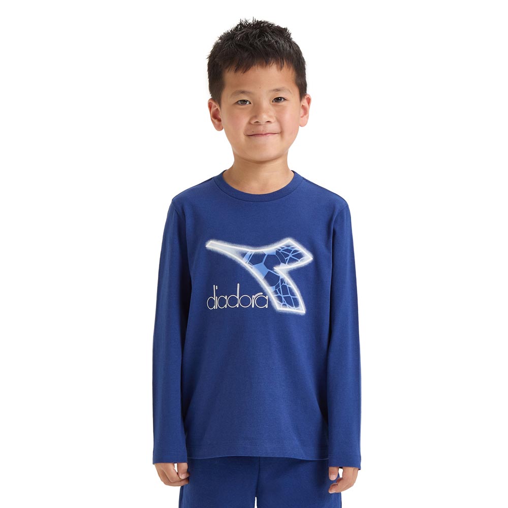 T-Shirt Diadora Bambino - Blu