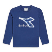 T-Shirt Diadora Bambino - Blu