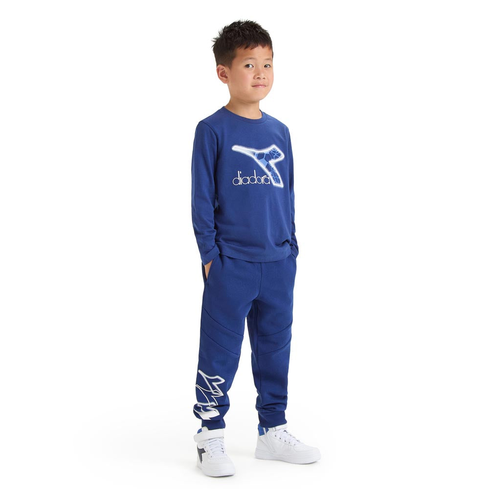 T-Shirt Diadora Bambino - Blu