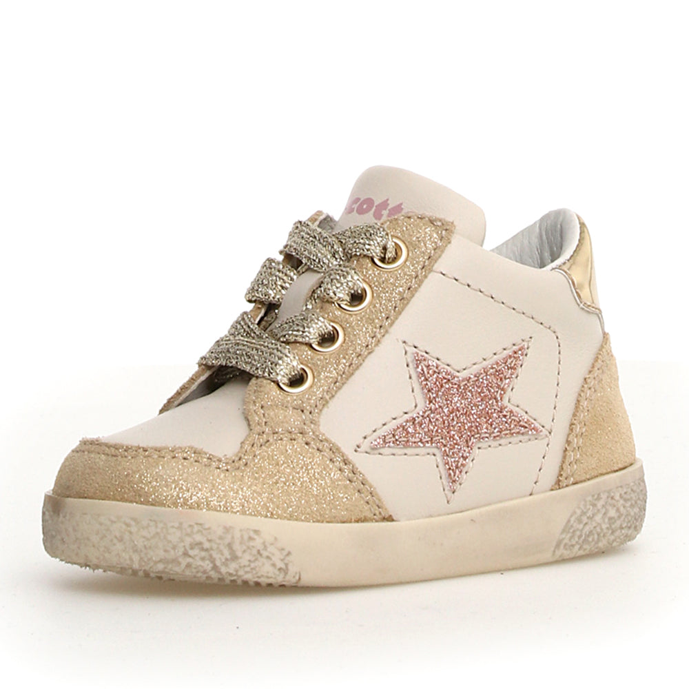 Sneakers Falcotto Alnoite Higt 2 Unisex Bambino - Beige