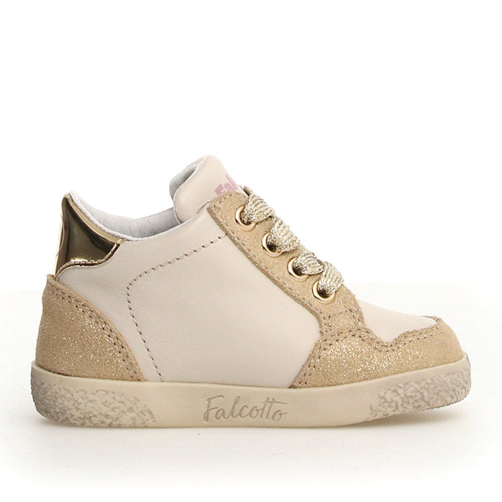 Sneakers Falcotto Alnoite Higt 2 Unisex Bambino - Beige