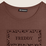 T-Shirt Freddy Donna - Marrone