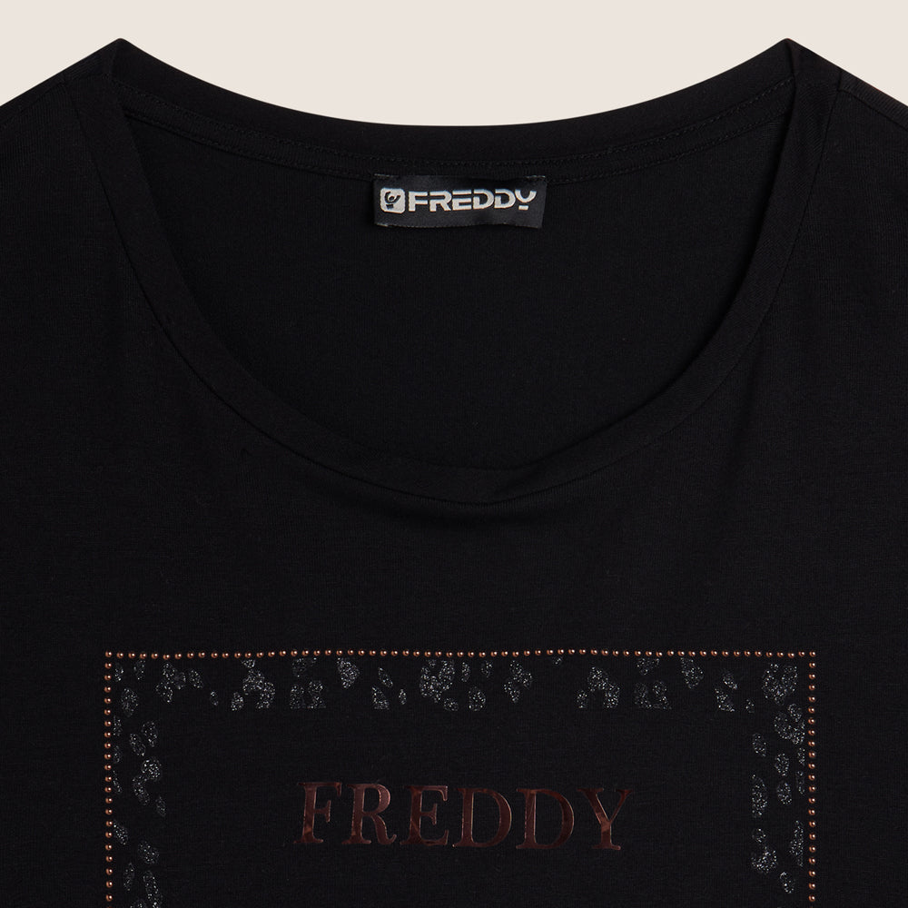 T-Shirt Freddy Donna - Nero