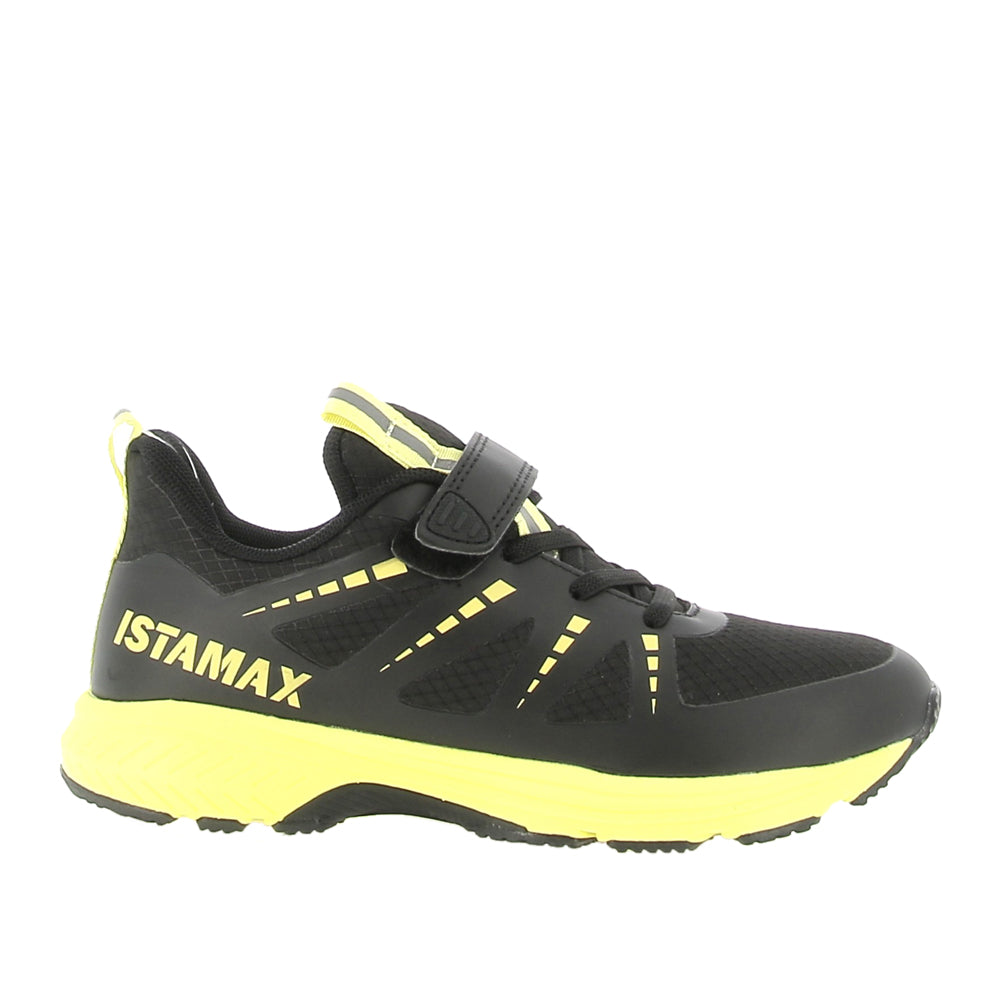 Sneakers Istamax Bambina - Nero Giallo Fluo