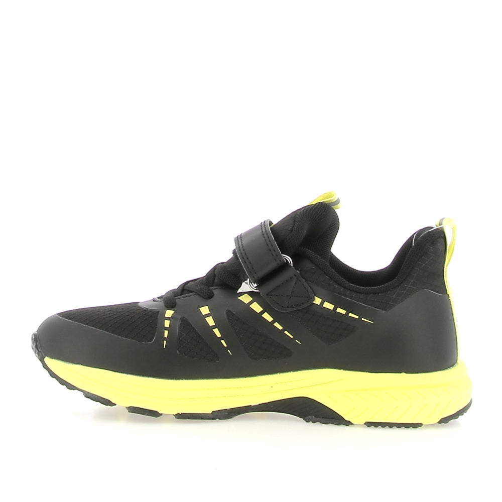 Sneakers Istamax Bambina - Nero Giallo Fluo