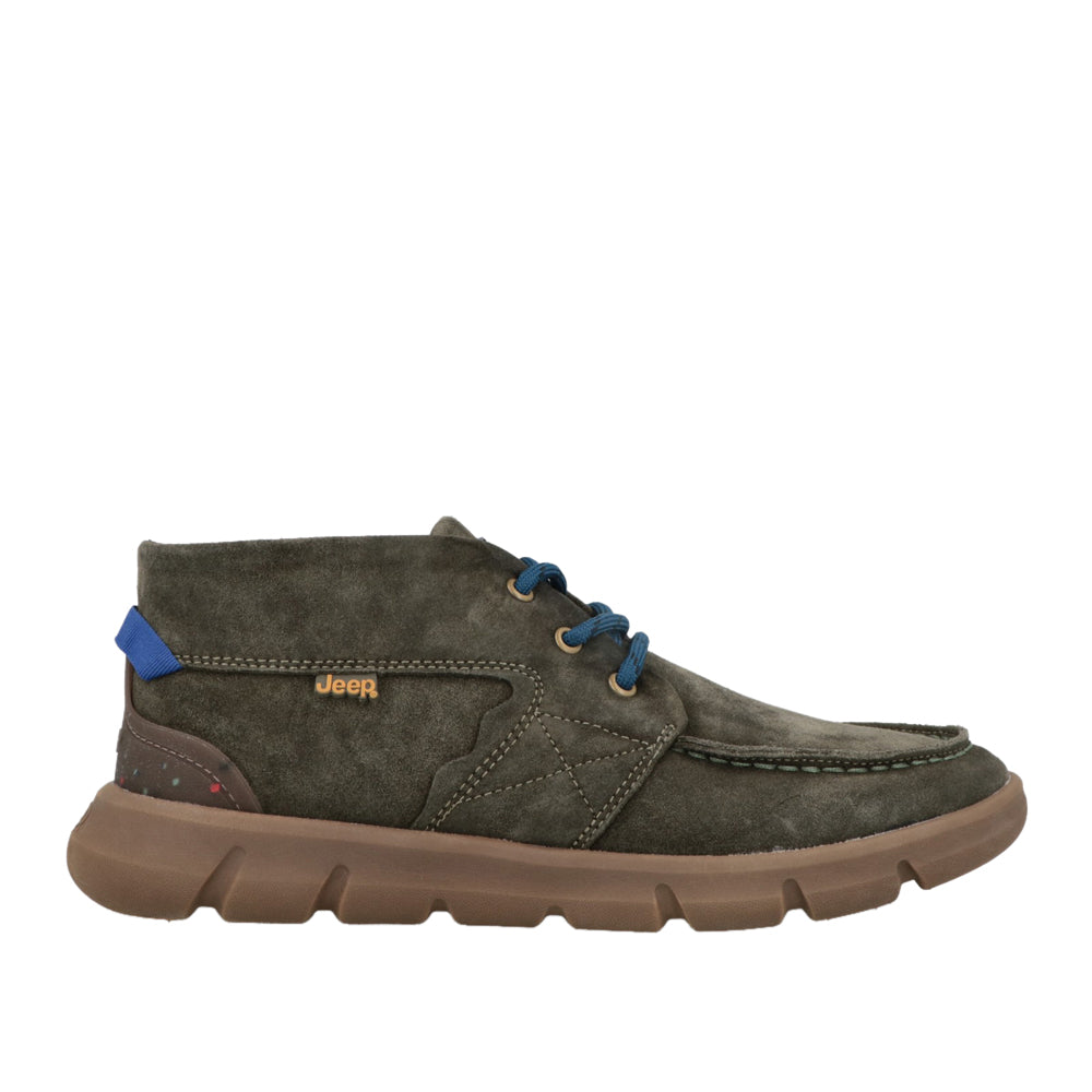 Scarpa Casual Jeep Tabasco Moc Uomo - Militare