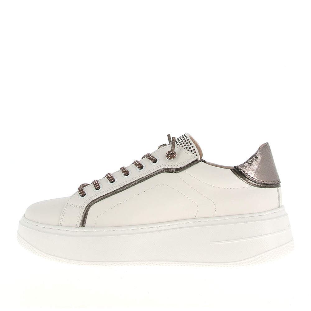 Sneakers Keys Donna - White brown