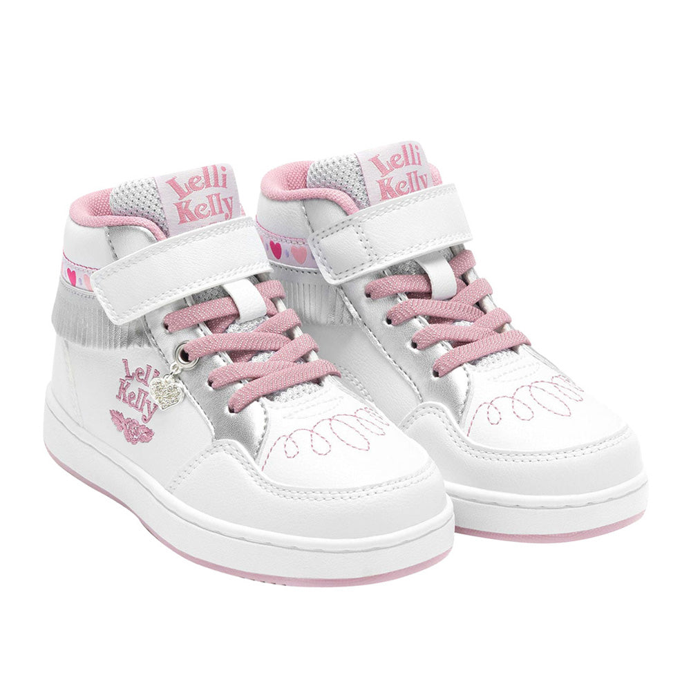 Sneakers Lelli Kelly Frangetta Bambina - Bianco