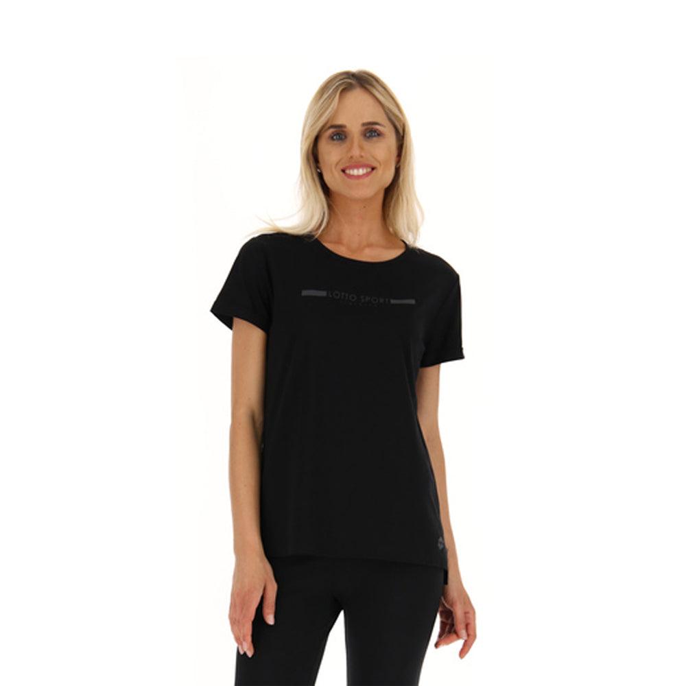 T-Shirt Lotto Donna - Nero