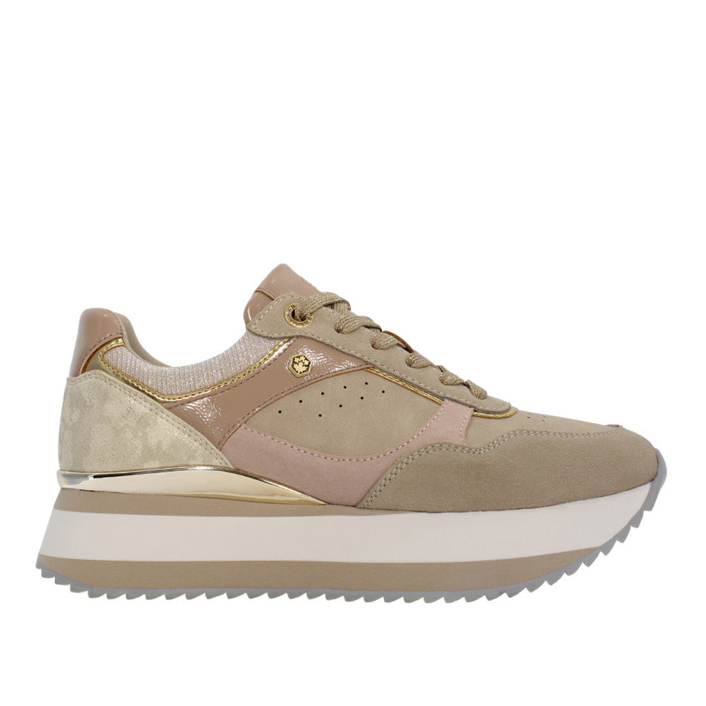 Sneakers Lumberjack Lotus Donna - Beige