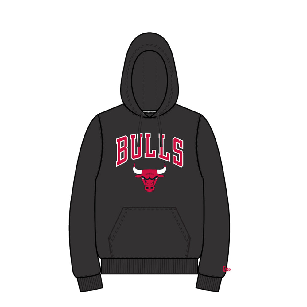 Felpa New Era Chicago Bulls Uomo - Nero