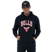 Felpa New Era Chicago Bulls Uomo - Nero