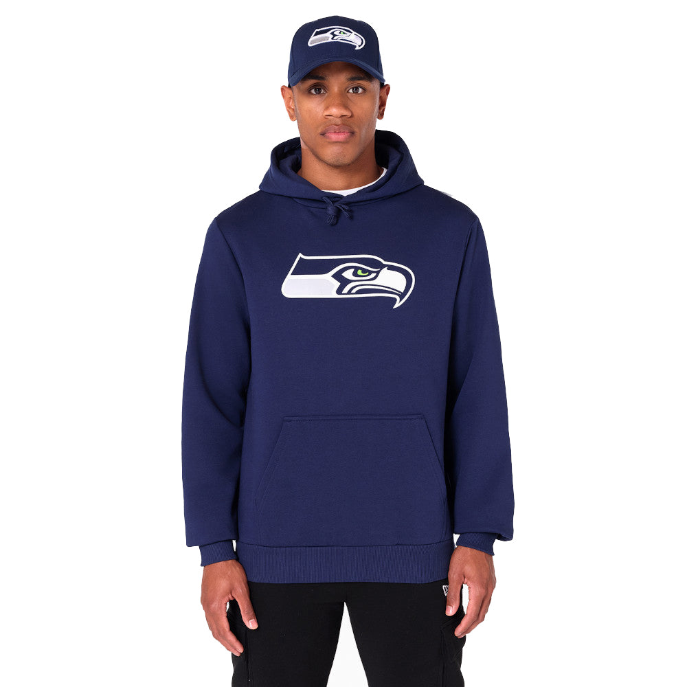 Felpa New Era Seattle Seahawks Uomo - Blu