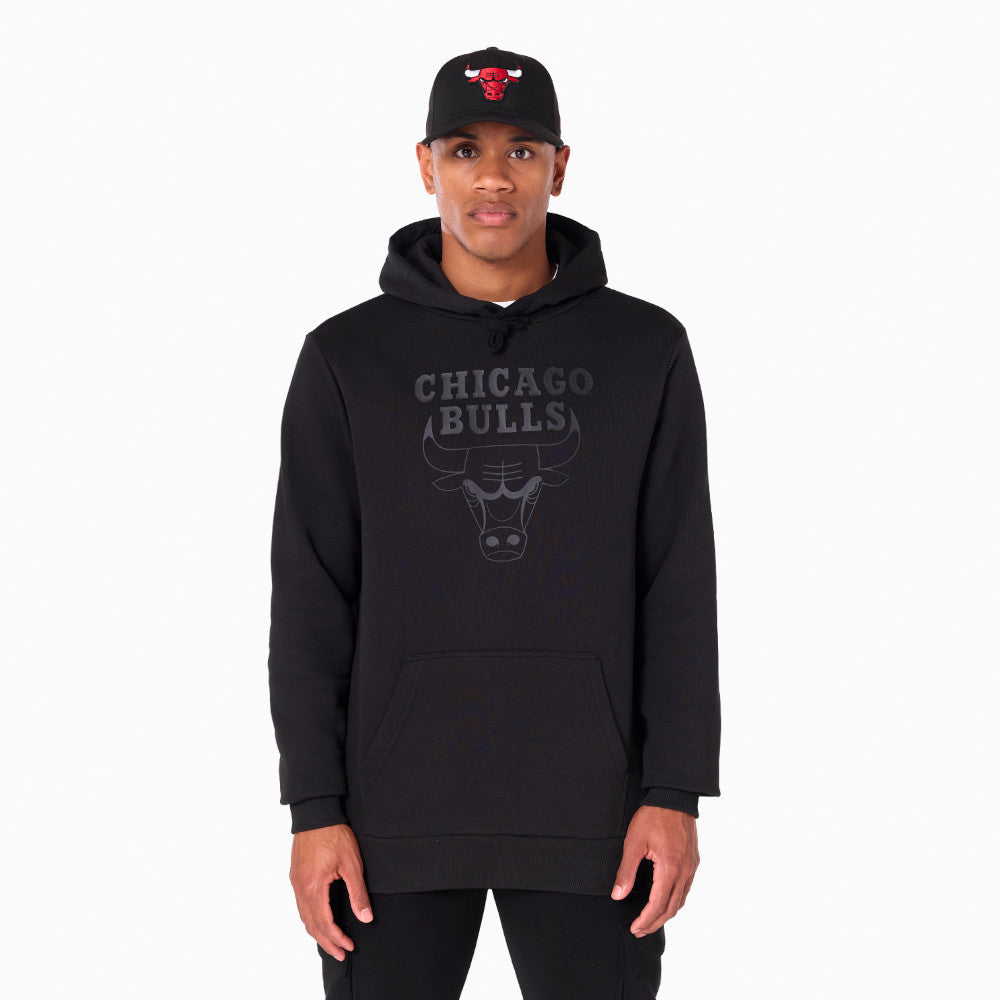 Felpa New Era Chicago Bulls Uomo - Nero